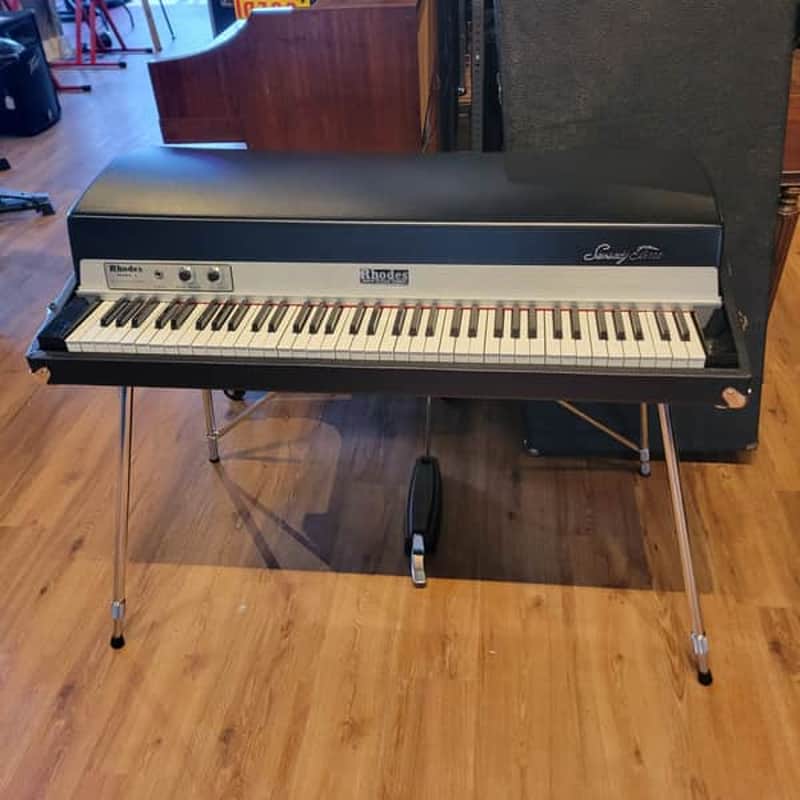 Rhodes Mark I Stage 73-Key Electric Piano 1976 - Black image 1