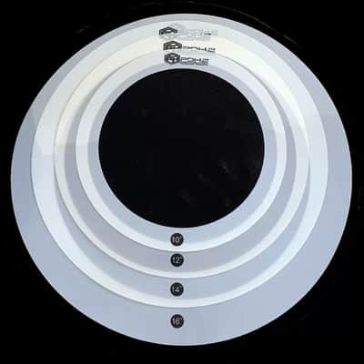 PDH Overtone Dampening Rings for Toms Snare Drum Reduce Noise Improve Tone Fits 10/12/14/16" Drum Heads image 3