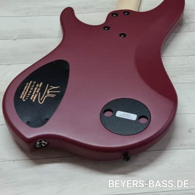 Dingwall NG3 4-String Nolly, Pegasus Red LTD, Signature, Limited Edition image 6