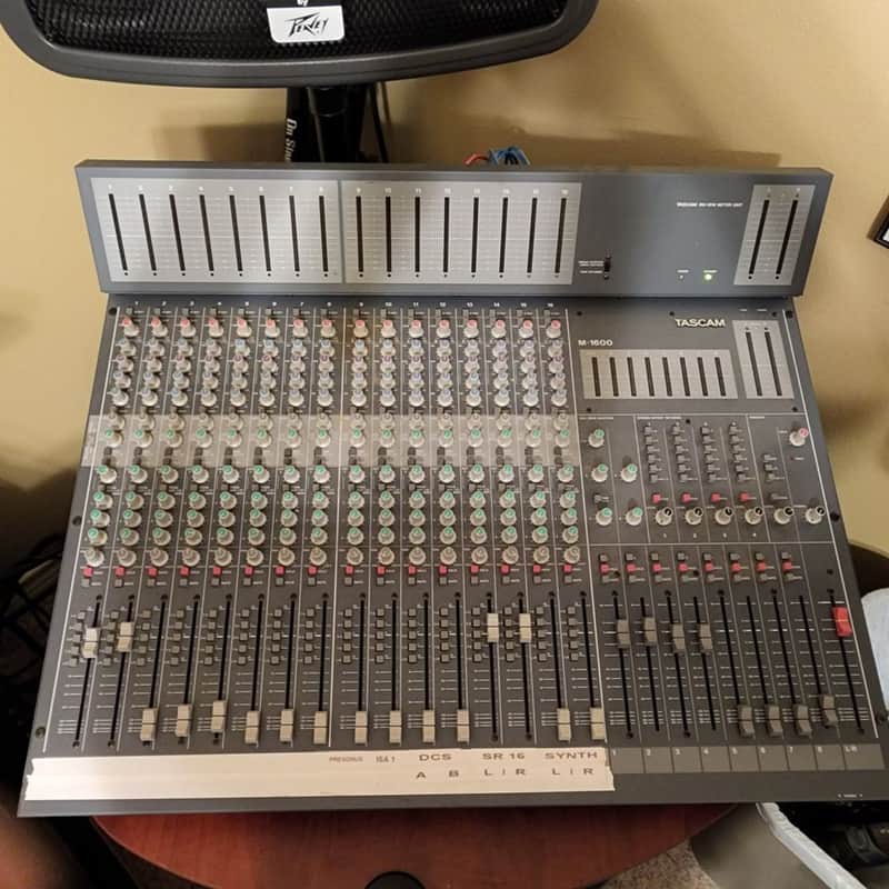 TASCAM M1600 Mixer with meter bridge. Local Pick Up. 16x8x2 | Reverb