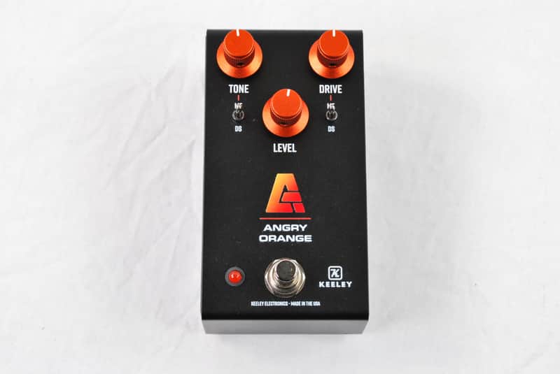 Used Keeley Angry Orange Distortion & Fuzz Guitar Effects Pedal image 1