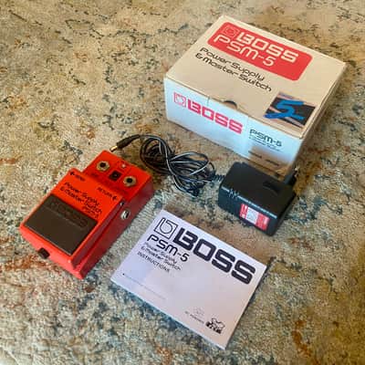 Boss PSM-5 Power Supply & Master Switch + PSA-230P MADE IN JAPAN 1982 image 1