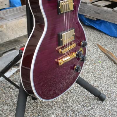 Gibson Made to Measure Les Paul Custom 2021 in Transparent Purple Gloss w/Full Warranty! image 6