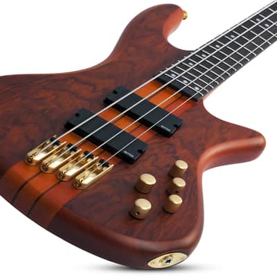 Schecter Stiletto Studio-4 FF Honey Satin image 2