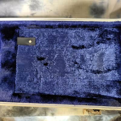 Vintage RARE 1971 Martin "Steal Me" Hard Shell Acoustic Guitar Case 16 Inch Blue Original Case Key image 15