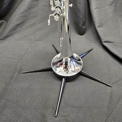Schilke E3L-4 Traditional Custom Series 4-Valve Eb Trumpet with Tuning Bell - Silver Plated 2026 w/ case image 3
