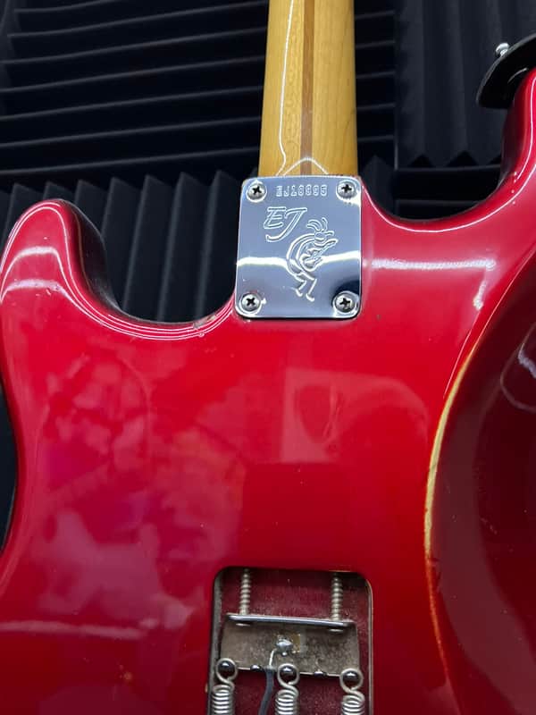 Fender Eric Johnson Stratocaster with Maple Fretboard 2005 - 2013 - Candy Apple Red image 1