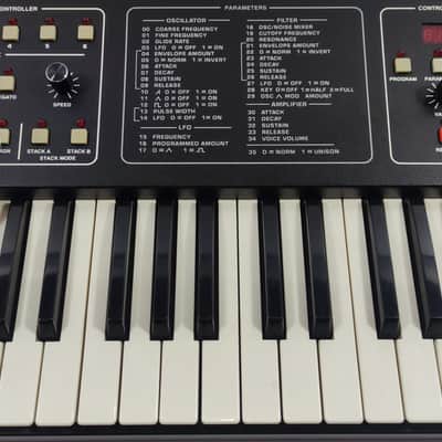Sequential Six-Trak 49-Key 6-Voice Polyphonic Synthesizer 1984 - 1985 (Serviced / Warranty / Stardust Cover) image 5
