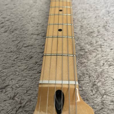 Fender Player Stratocaster MIM 2021 75th Anniversary Black Maple FB Strat Guitar image 8