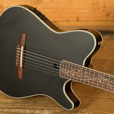 Ibanez TOD10N Tim Henson/Polyphia Electro-Nylon - Rosewood - Transparent Black Flat image 5