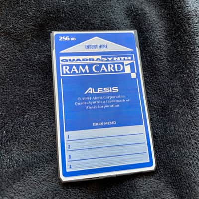 NOS! Alesis QuadraSynth 256KB SRAM PCMCIA Memory Card QS QSR S4 DM Pro QuadraCard QCard RAM image 2