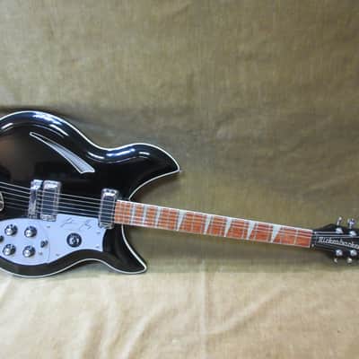 1989 Rickenbacker John Kay Signature Jet Glo/Black 1 of 250 Rare Guitar Mint Shape W/ OHSC Free US Shipping! image 7