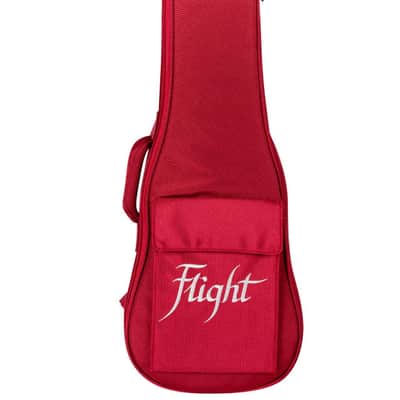 Flight Fireball EQ-A Tenor Ukulele New - solid mango body with dyed maple appointments image 11