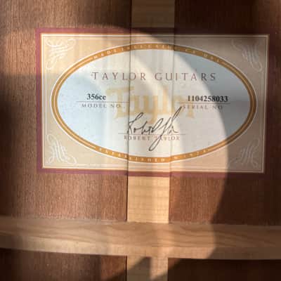 Taylor 356ce with ES2 Electronics 2014 - 2019 - Natural image 14