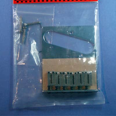 Genuine Fender American Standard Series 6-Saddle Tele Telecaster Bridge - CHROME image 2