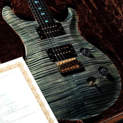 Paul Reed Smith Private Stock #5339 Custom 24 Korina Faded Indigo [215297] (07/10) image 1