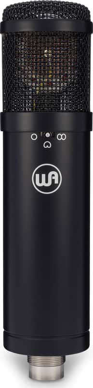Warm Audio WA-47jr Large Diaphragm Condenser Microphone, Black image 1