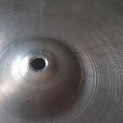 ZILDJIAN VINTAGE Avedis 15" LIGHT Hi Hat Cymbal 50S SMALL STAMP  935 G Sounds Great !!! image 13