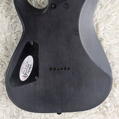 Mint Schecter 2452-SHC 6 String RH Electric Guitar Omen Elite-6 See Thru Blue Burst image 4