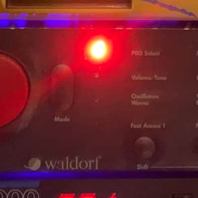 Waldorf Microwave Rackmount Wavetable Synthesizer 1989 with Access programmer