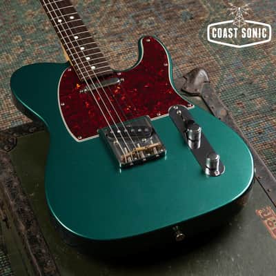 2023 Fender FSR Hybrid II Telecaster Sherwood Green w/ Matching Headstock Made in Japan image 6