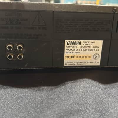 Yamaha KX-R430 Stereo Cassette Deck. Auto-Reverse. Made in Japan image 5