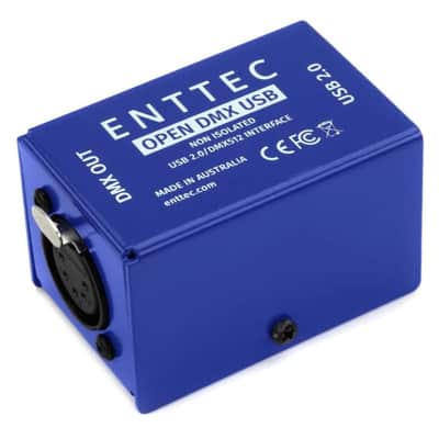ENTTEC Open DMX USB 512-channel Non-Isolated DMX Interface image 1