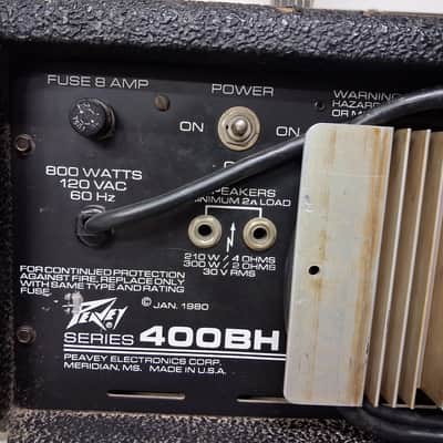 Peavey 400BH Mark III Bass Head Consignment image 6