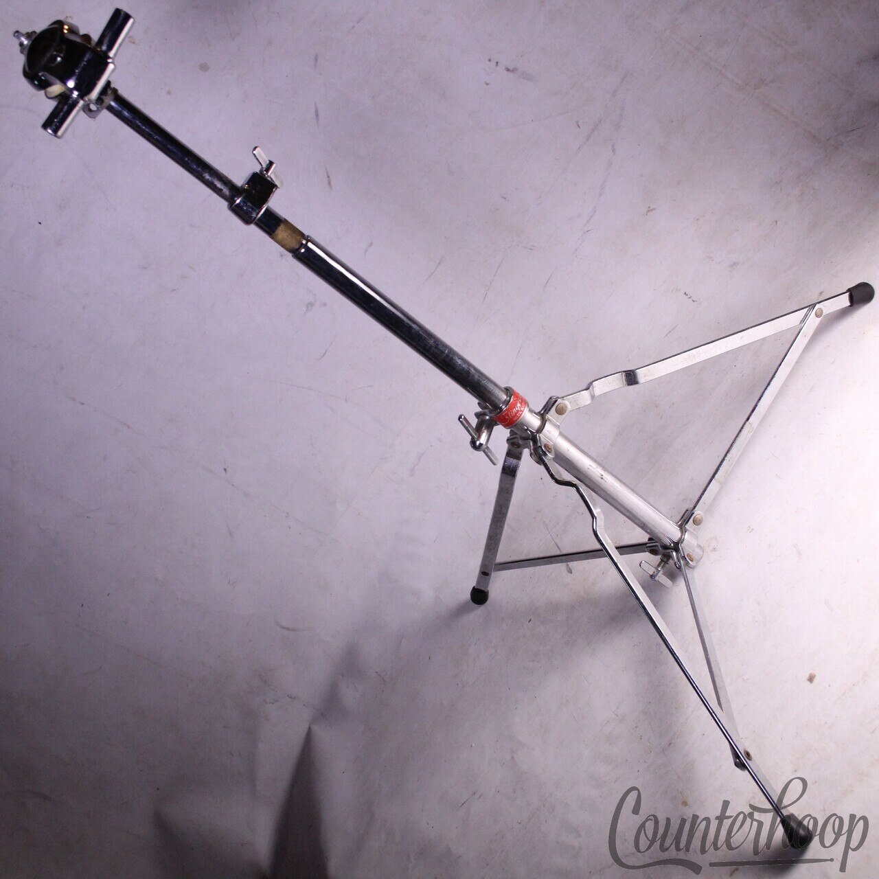 Slingerland Double Tom Drum Stand Mounts Holder Chrome Set-O-Matic Vintage70s#73 — main photograph