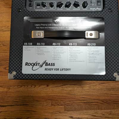 Ampeg RB-110 Rocket Bass 50-Watt 1x10" Bass Combo 2021 - Present - Blue Check image 2