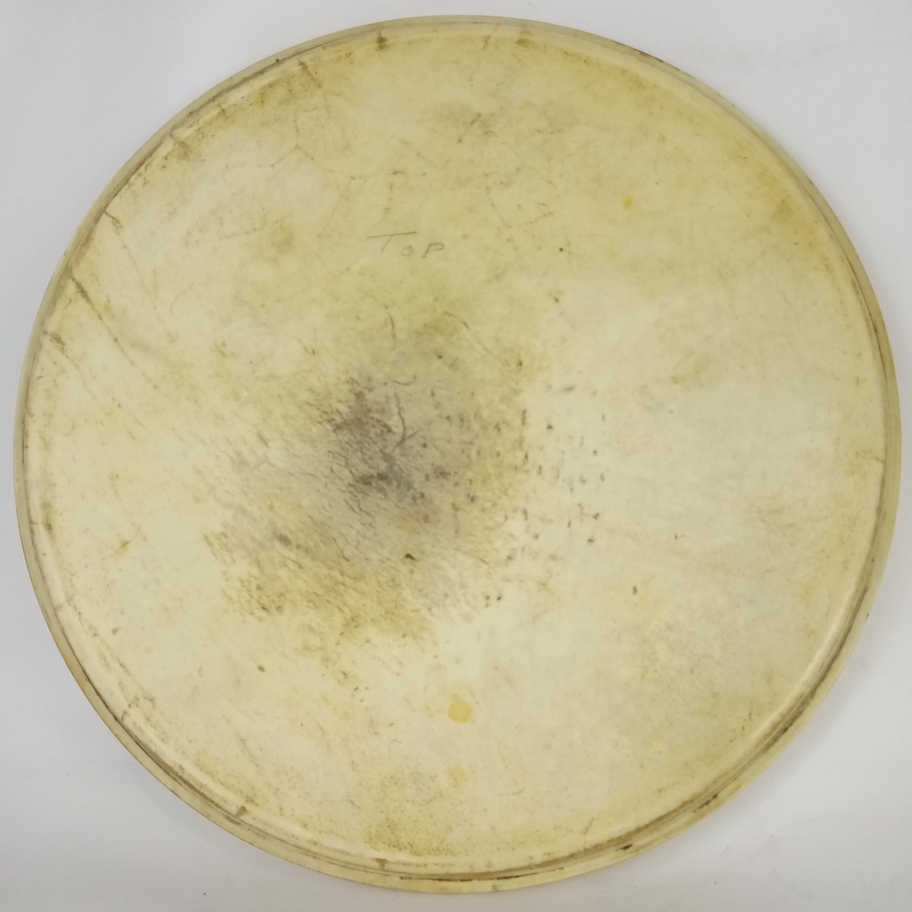Vintage 13" Calf Skin Tom Drum Head Batter/Resonant Vintage 30s-40s Gretsch USA — main photograph