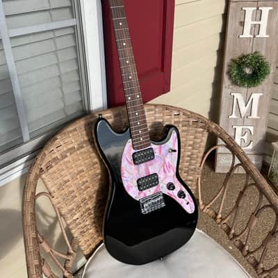 Gilbreath Partscaster Offset “Mustang” style Short Scale - Black Gloss image 1