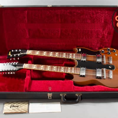 1978 Gibson EDS-1275 Double Neck Walnut Vintage Original w/ OHSC & Paperwork image 2