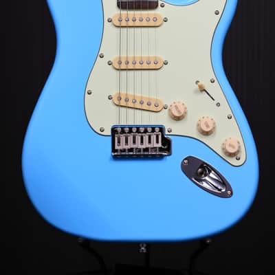 Dhatarattha DST SSS Surf Blue – Roasted Maple Neck, Stainless Steel Frets image 7