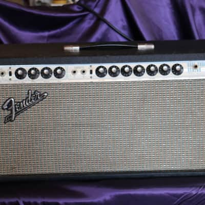 Fender Dual Showman Reverb TFL 5000D Silverface 1969 Black image 2