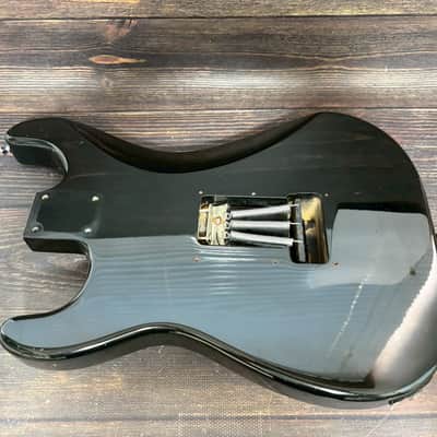80s Charvel by Jackson Model-3A Body Black w/Kahler 2520 Fulcrum Tremolo/Plate image 12