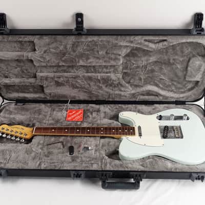 2014 Fender Limited Edition American Standard Telecaster Channel Bound Sonic Blue image 11