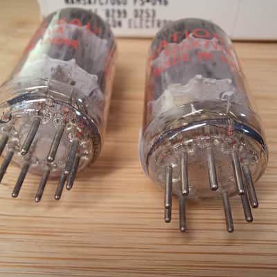 Perfect NOS NIB "INDIAN MULLARD" BEL ecc83 12AX7 WA matched pair SAME CODE ! Made in India EXTRA STRONG  Great preamp tubes, Orange Hiwatt Marshall image 8