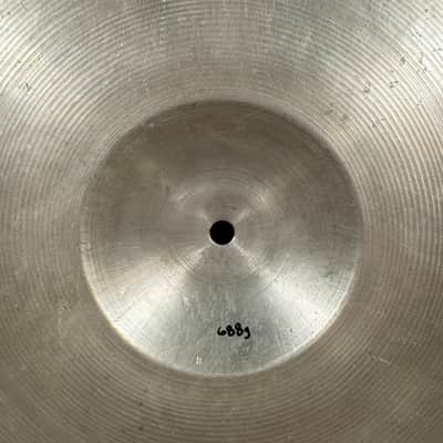 14" Zanchi F&F Vibra 1950s Hi-Hat Single / Crash Cymbal 688g Made in Italy *Video Demo* image 7