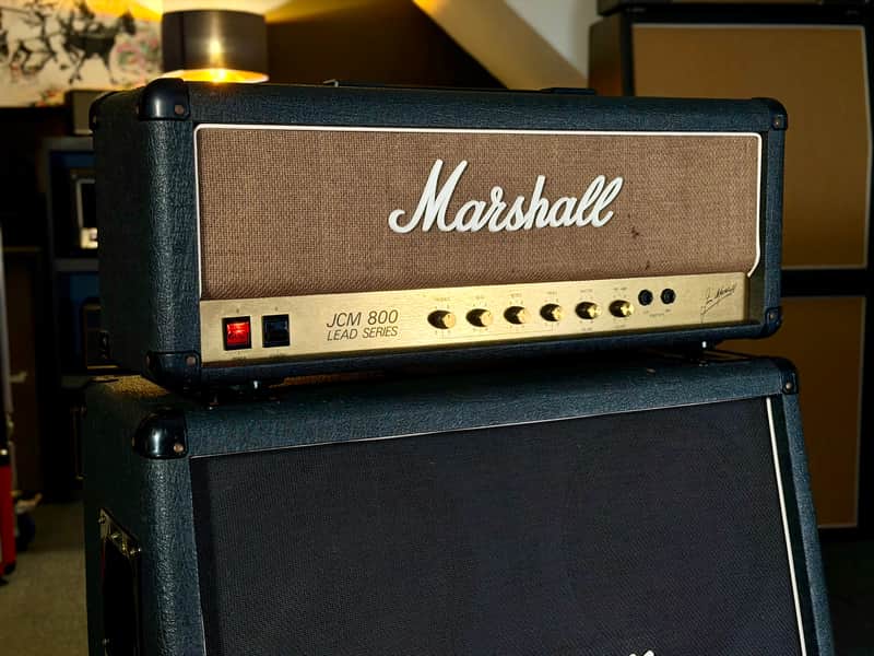 Marshall JCM 800 Lead Series 2203 100-Watt Master Volume Head 1985 - Black image 1