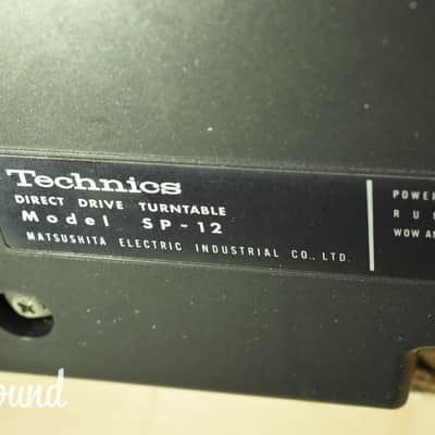 Technics SP-12 direct drive turntable W/ fidelity research FR-54 Tone arm image 21