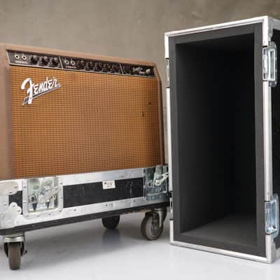 1962 Fender Super Amp 6G4-A Brown 2x10 Combo Amp w/ Flight Case #59038 image 3