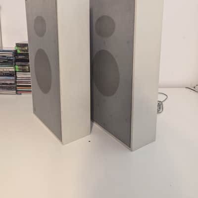 Speakers Lautsprecher Braun L470 For TS45 Audio 1 300  Dieter Rams 1968 - White Working image 2