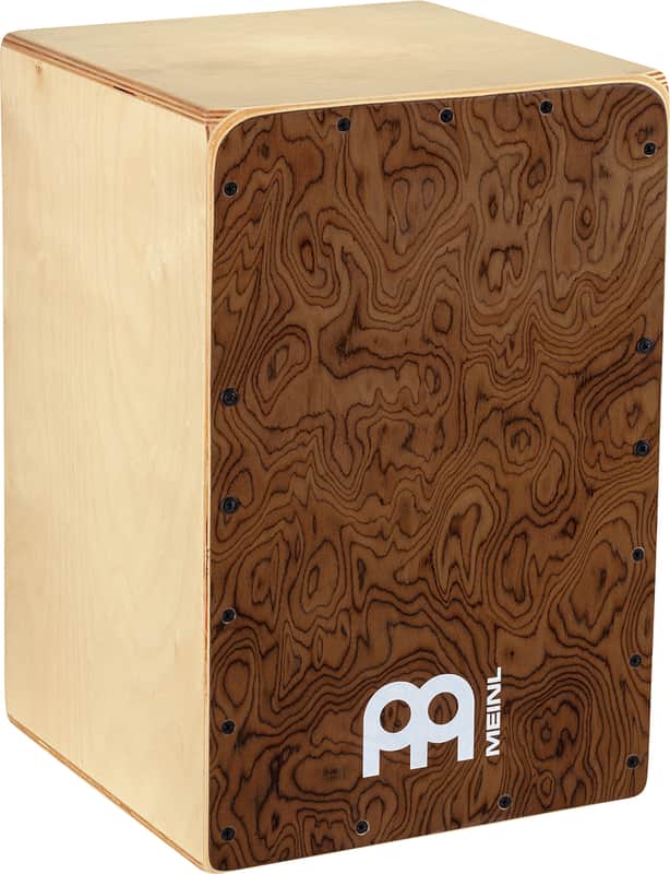 Meinl Cajon Drum Snarecraft Series Burl Front Plate SC80BW image 1