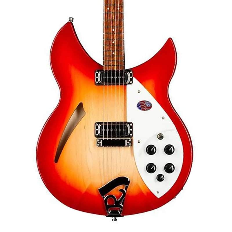 Rickenbacker 330 Thinline Semi-Hollow Electric Guitar - Fireglo image 1