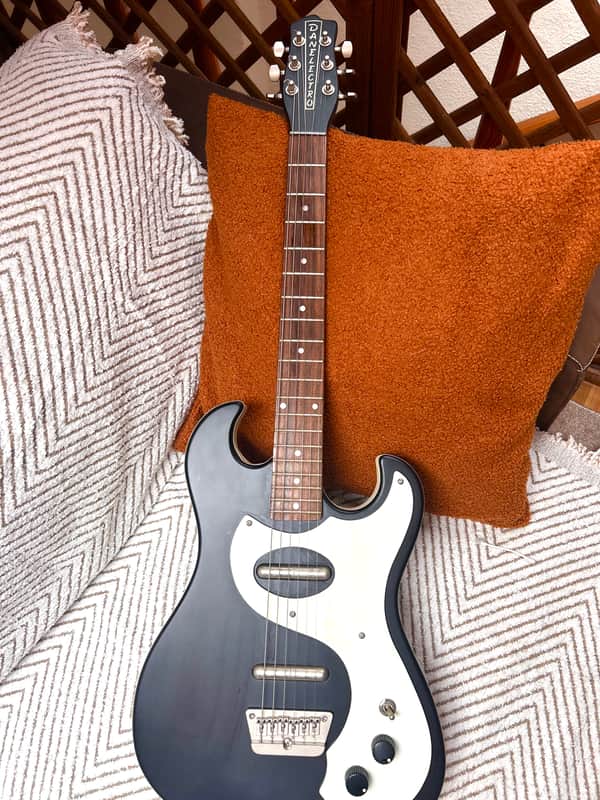 Danelectro '66 Reissue - Black Matte (Excellent Condition) image 1