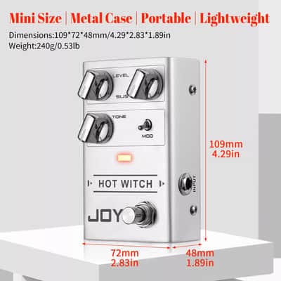 JOYO R-25 Hot Witch Fuzz Guitar Pedal Multiple Fuzz Effects with Retro/Modern Mode True Bypass image 10