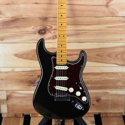 Fender American Ultra Stratocaster with Maple Fretboard - Texas Tea image 1