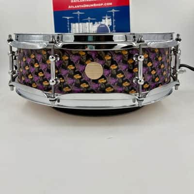 Montineri Custom 14x4 "Iris Tongue" Snare Drum image 1