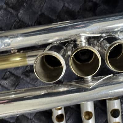 Used 1970’s Bach Stradivarius Model 37 Silver Trumpet with case and NY Bach 7C mouthpiece image 10